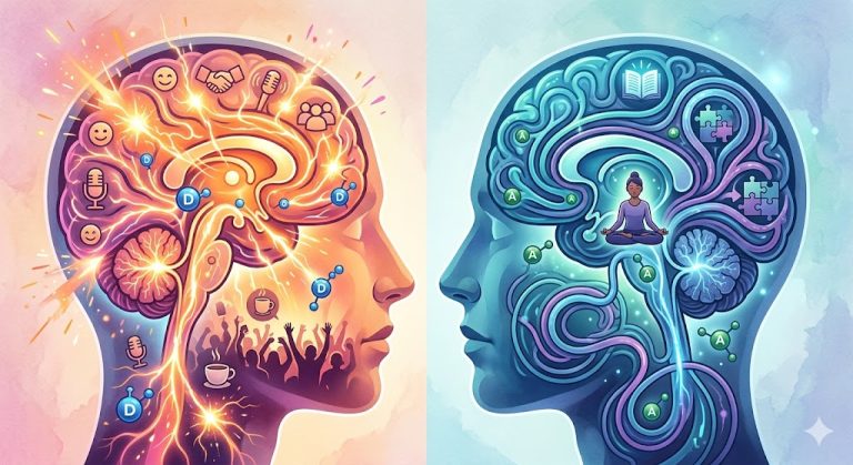 How the Introvert and Extrovert Brain Works Differently